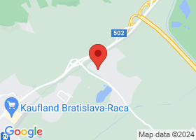Google map: Rybničná 40, Bratislava